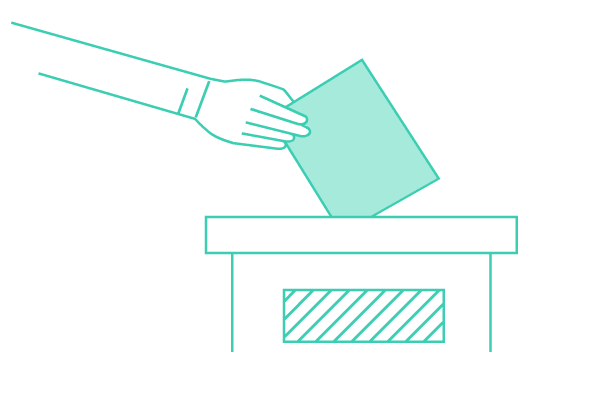 2/3 of students said they are more likely to vote when they are old enough.