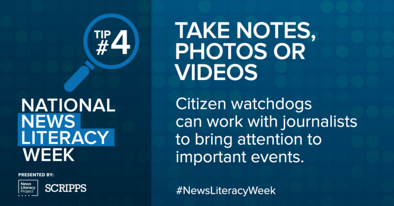 Take notes, photos or videos