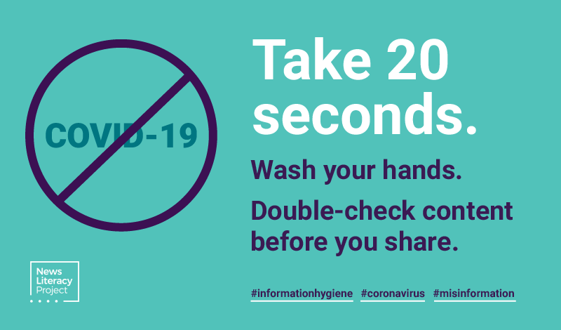 Take 20 seconds good information hygiene