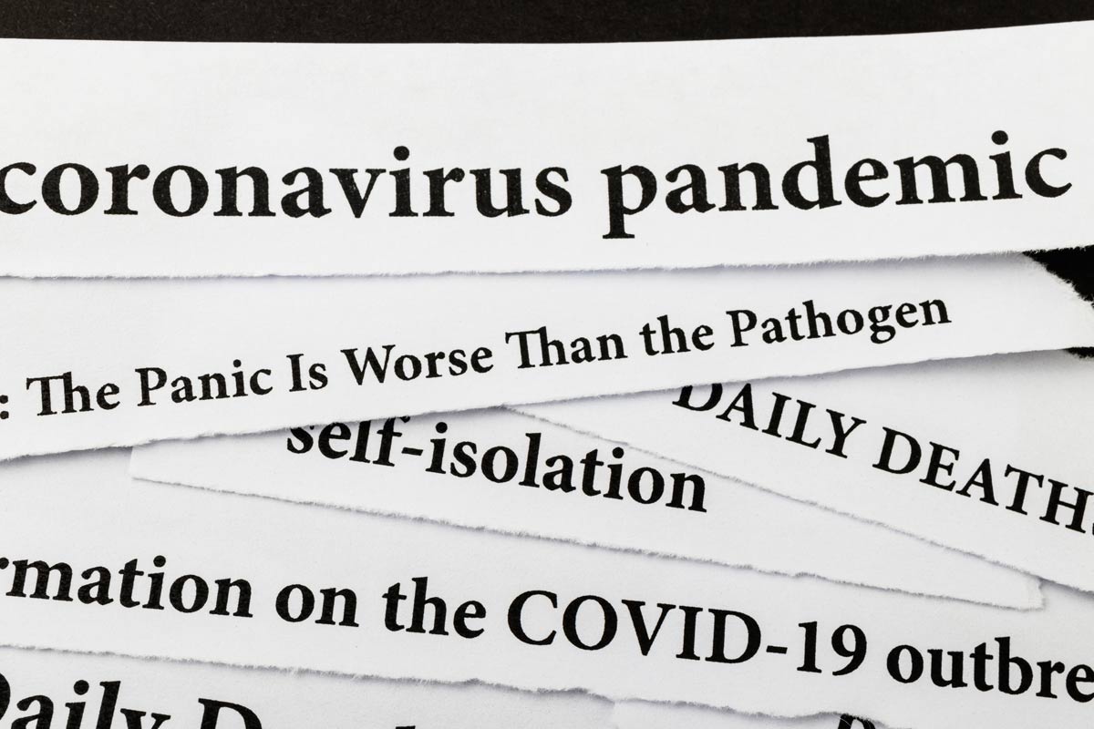 COVID-19 panic headlines
