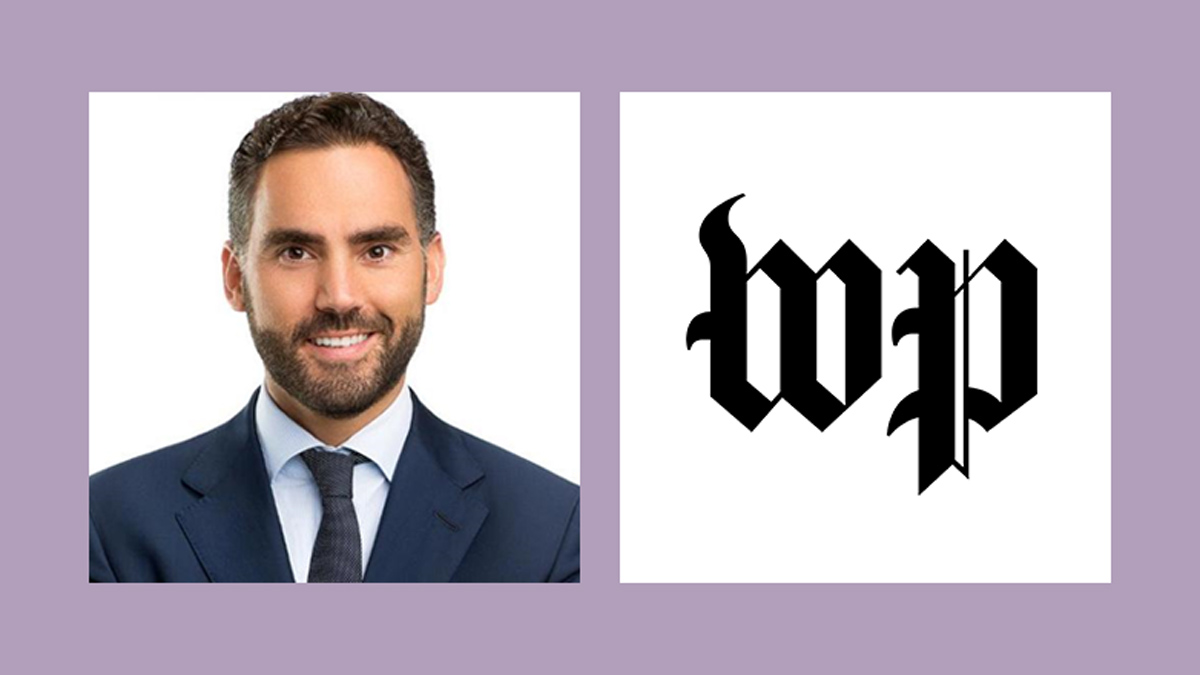 Enrique Acevedo headshot and The Washington Post logo
