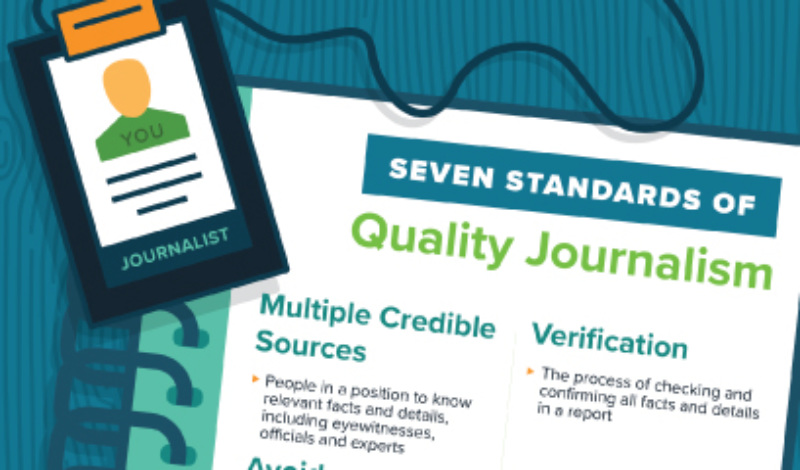 What are the 7 standards of journalism?