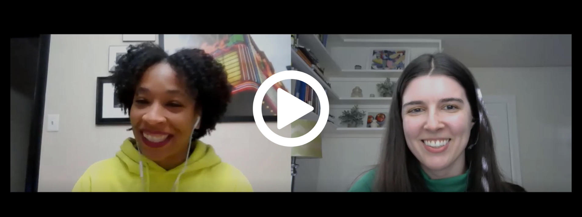 Click on the image to play a video of Hannah Covington of the News Literacy Project talking with Candace Buckner of The Washington Post over Zoom about Buckner’s role as a sports columnist.