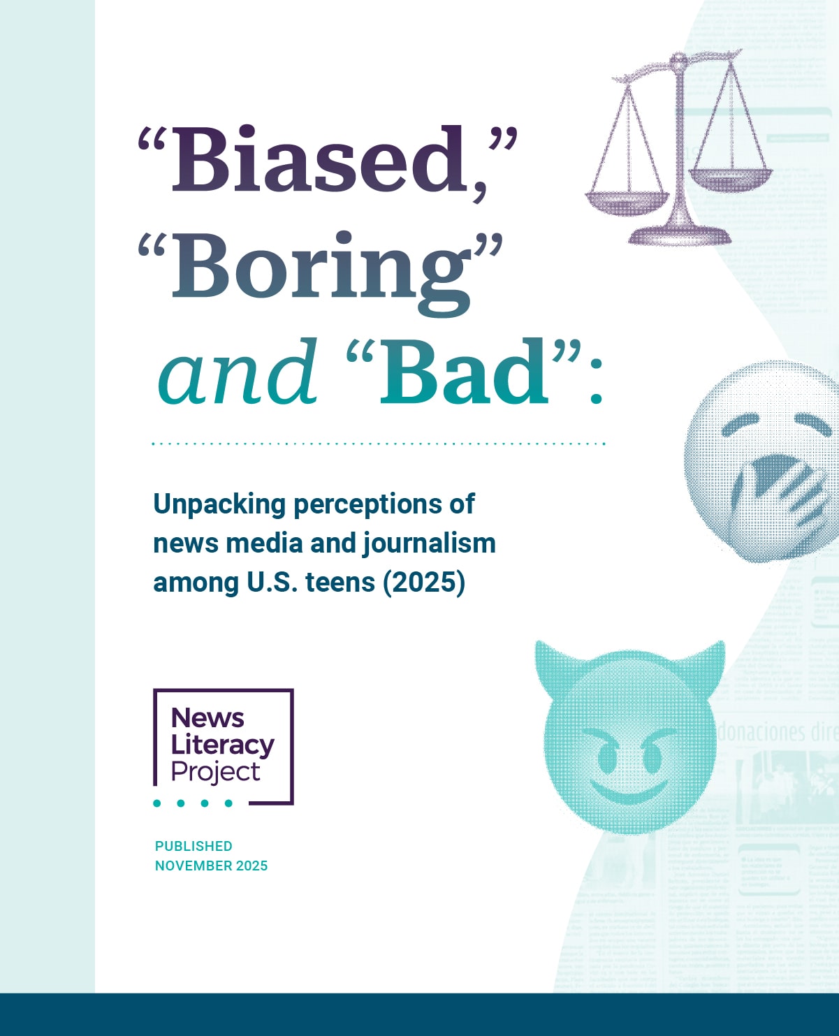 Thumbnail of the 2025 study by the News Literacy Project: 