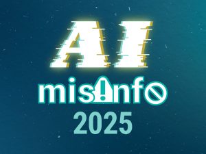 AI misinfo 2025
