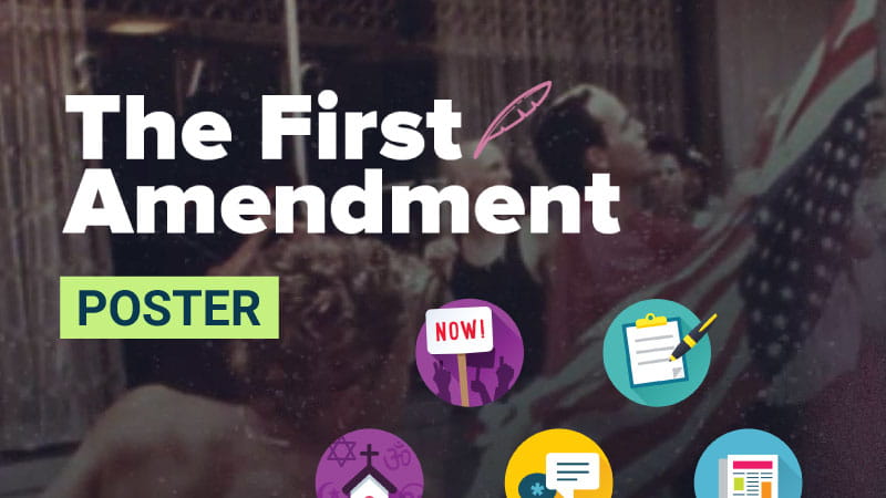 The First Amendment Poster